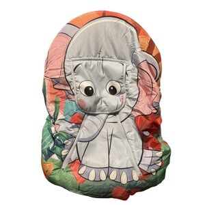 Cozy Cover Infant Carrier Cover Protect Dual Zip‎ Elephant bright colors